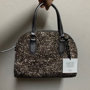 Kate Spade glitter mini reiley satchel